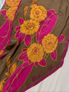 Vintage Anne Klein silk scarf